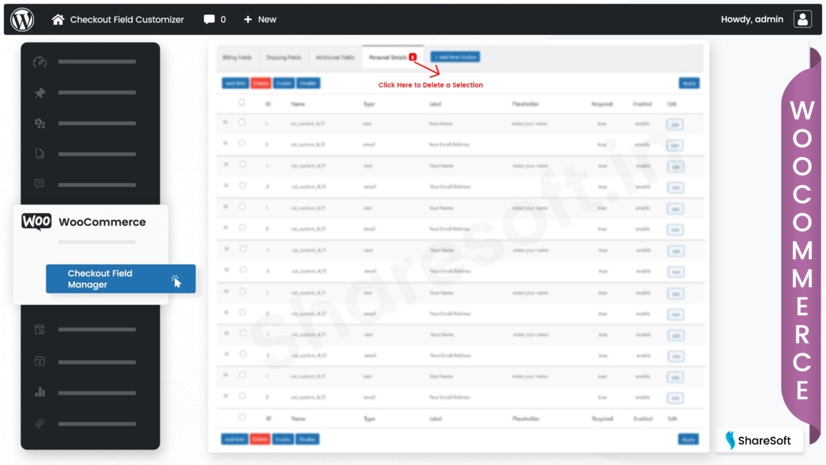 Woocommerce Checkout Field Editor, Field Customizer & Field Manager