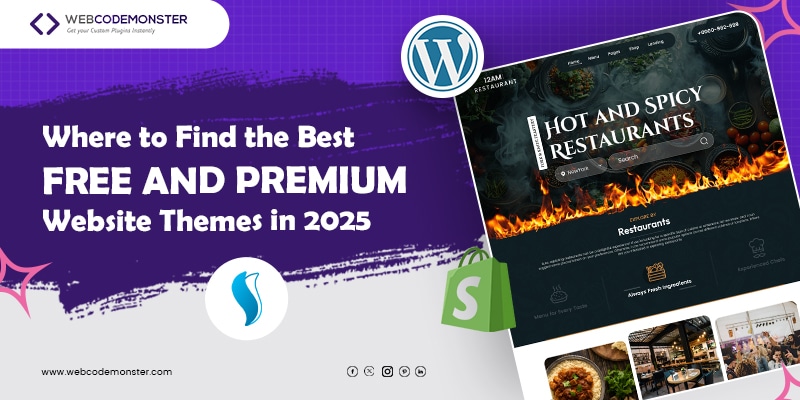Where to Find the Best Free and Premium Website Themes in 2025?