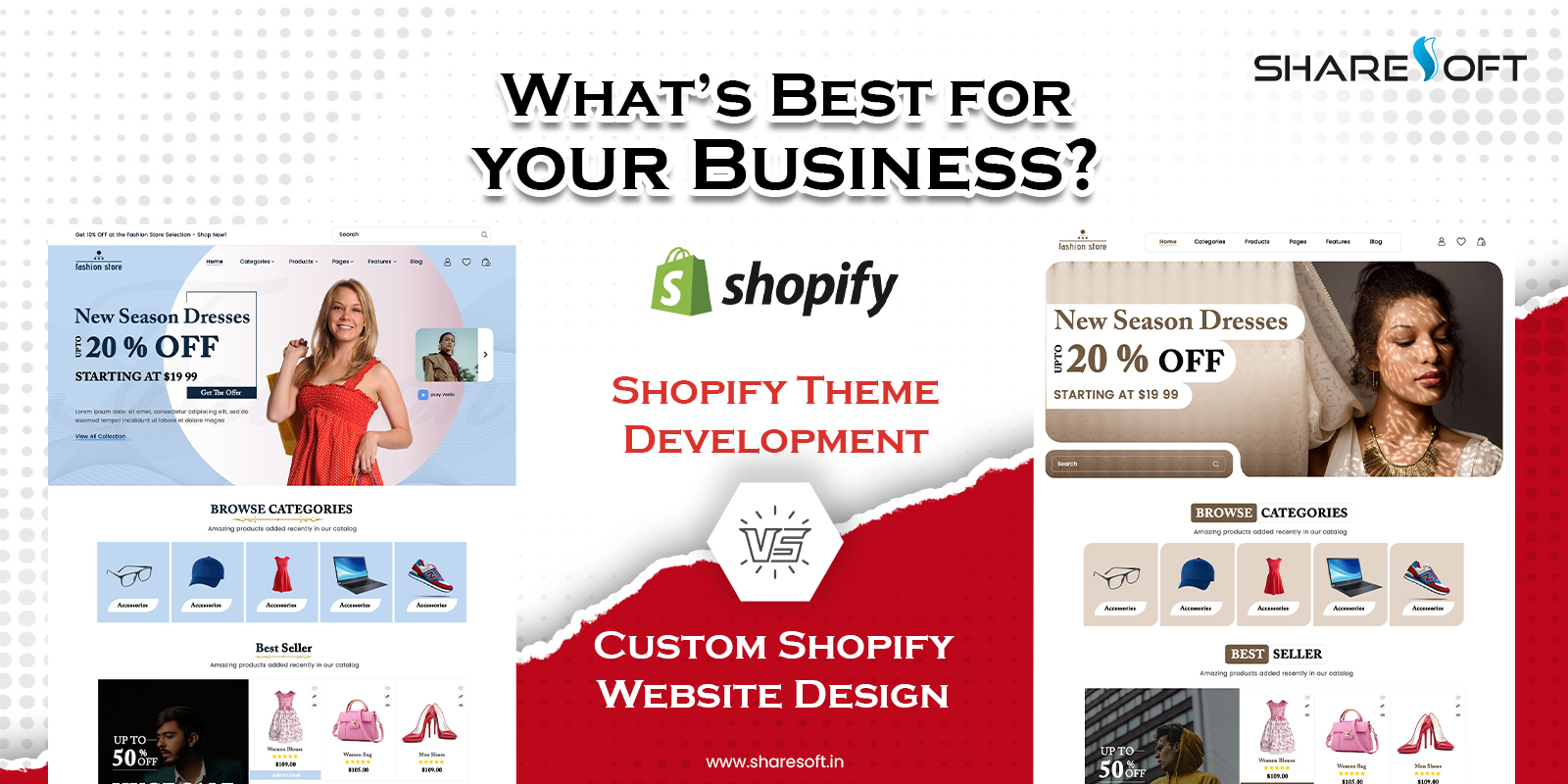 Shopify Theme Development vs Custom Shopify Website Design: What’s Best for Your Business?